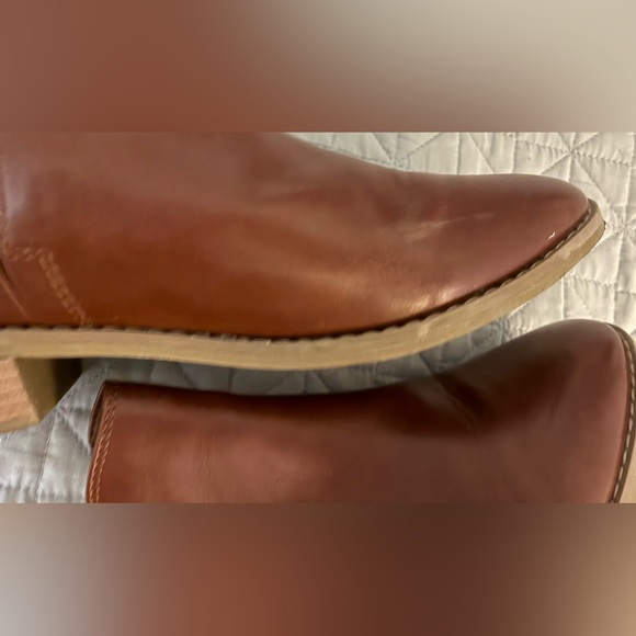 Universal Threads Ankle Boots Size 9 Shoes Brown Slides Low Heel Western-Style! - Picture 3 of 10